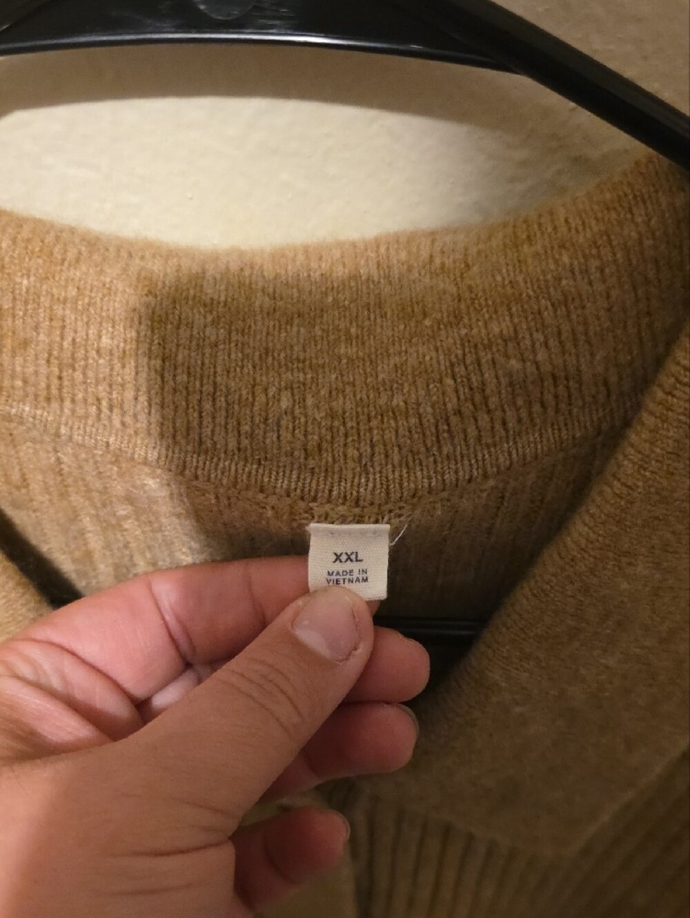 GAP Camel Ribbed Button-Up Collared Cardigan - Picture 2 of 3